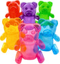 6 Pack Inflatable Gummy Bears Huge 24" - Great for Birthday Party Decorations, Unique Pool Toys for Kids