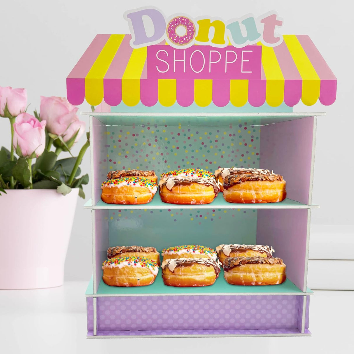 Donut Stand - Birthday Party & Dessert Table Centerpiece