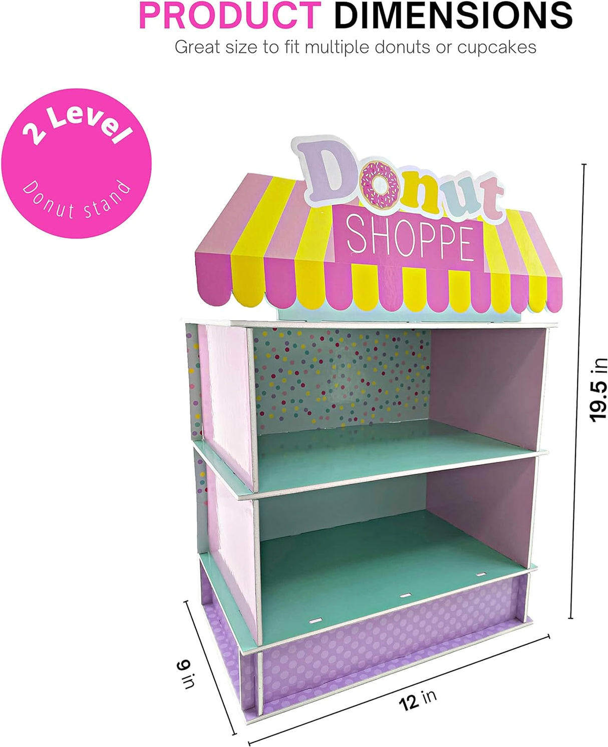 Donut Stand - Birthday Party & Dessert Table Centerpiece