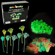 108 Pcs Glow in The Dark Toys - 36 Bouncy Balls, 36 Coil Spring, 36 Sticky Hands, Bulk Party Favor or Kids Goodie Bags Birthday Party Supplies Halloween Prizes for Kids Treasure Box Rewards