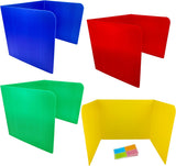 Colored Desk Dividers for Students, 4 pcs Classroom Must Haves, Teacher Must Haves, Kindergarten Classroom Essentials, Grade Testing Dividers