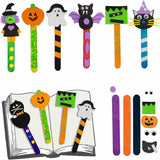 4E's Novelty Halloween Bookmark Craft for Kids 2024 - 12 Pack Kids Halloween Crafts Ages 4-8, 8-12, Perfect Halloween Activities for Kids Classroom