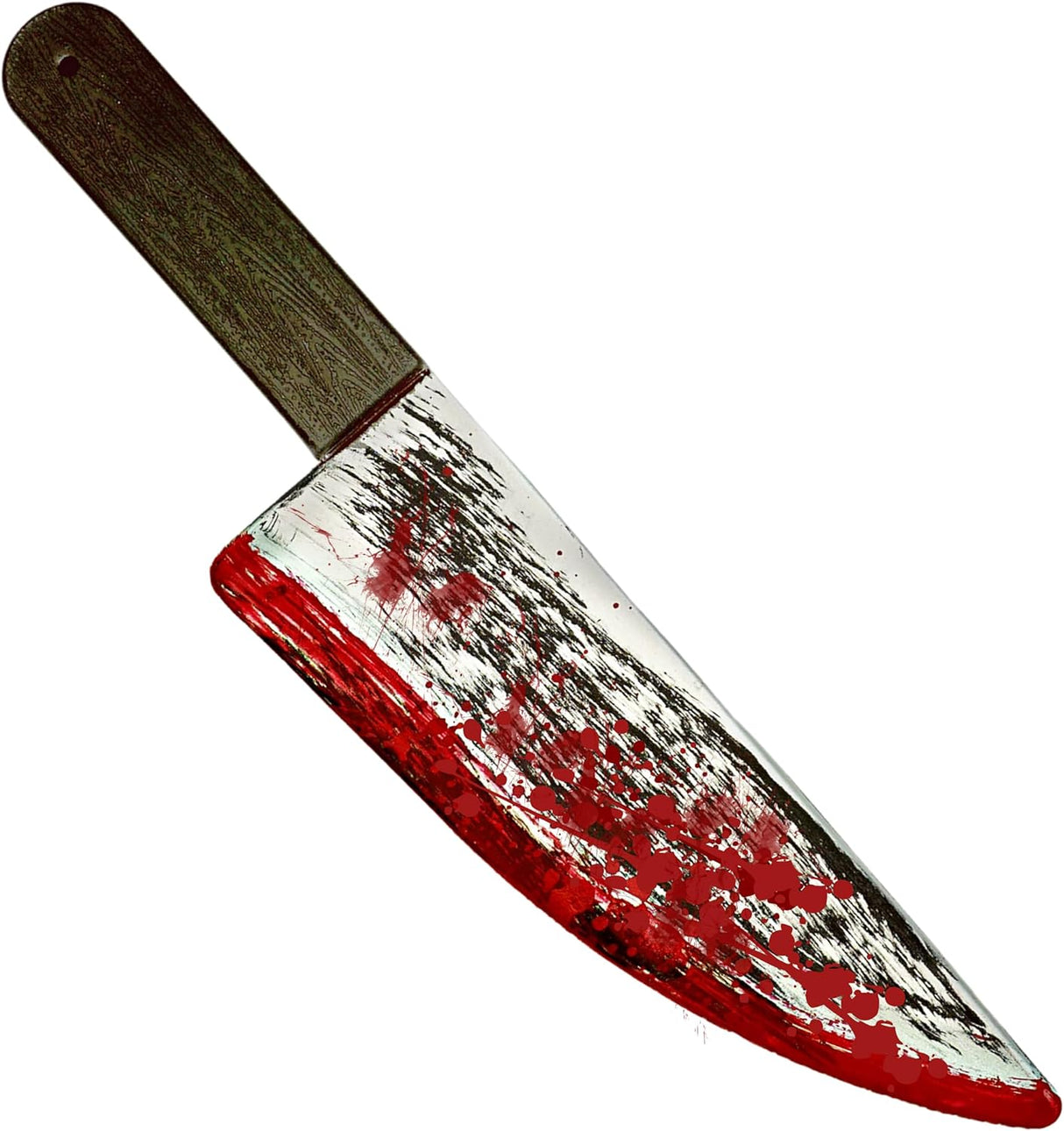 16.5’’  Large Fake Knife with Fake Blood Prop, Halloween Prop Knife Toy