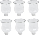 Clear Glass Votive Cups 6 Pack - 3.25” Replacement