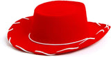 4E’s Novelty Red Toddler Cowgirl Hat - Boys & Girls Red Cowboy Hat for Halloween Costume for Toddler Cowboy Outfit, Ages 3-6