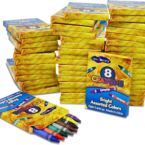 Bulk Crayons for Kids (48 Packs of 8 Crayons) Crayon Packs...