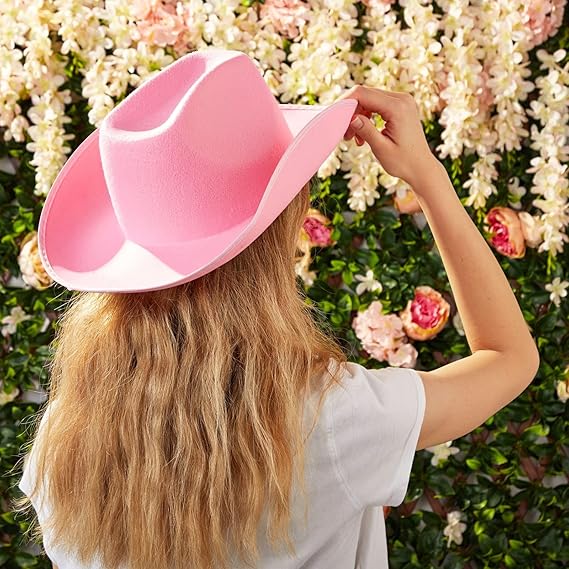 Felt Cowboy Hat for Adults - Western Party Accessory, Unisex