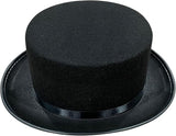 6" Black Felt Top Hat - Magician or Snowman Costume Accessory