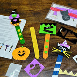 4E's Novelty Halloween Bookmark Craft for Kids 2024 - 12 Pack Kids Halloween Crafts Ages 4-8, 8-12, Perfect Halloween Activities for Kids Classroom