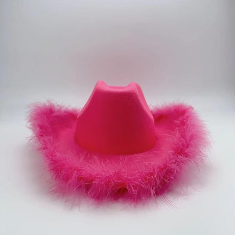 4E's Novelty Pink Feathers Cowboy Hat with Heart Sunglasses – Coastal Cowgirl Party Pack