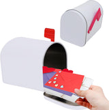 4E's Novelty Mini Valentine Mailbox – 5x3” Tin Mailbox for Cards, DIY Gifts & Classroom Favors