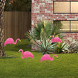 4 Pink Flamingos Yard Decorations - Large 23 inch Ornament Statues - Outdoor Garden Lawn Flamingo Decor by 4E's Novelty