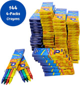 4E's Novelty 576 Crayon bulk pack, providing hours of creative fun for kids. Great for teachers, party planners, and back-to-school supplies.