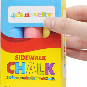 4E's Novelty Bulk Sidewalk Chalk Party Favors...