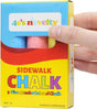 4E's Novelty Bulk Sidewalk Chalk Party Favors for Kids â€“ 12 Individual Boxes with 3 Jumbo Chalk, Perfect for Spring, Summer, and Easter Baskets