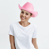 Felt Cowboy Hat for Adults - Western Party Accessory, Unisex