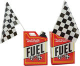 24 Race Car Popcorn Boxes with Checkered Flags - Racing Party Supplies