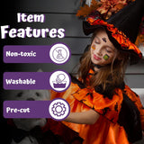 144 Pcs Halloween Temporary Tattoos - 2” Non Toxic Tattoos For Kids