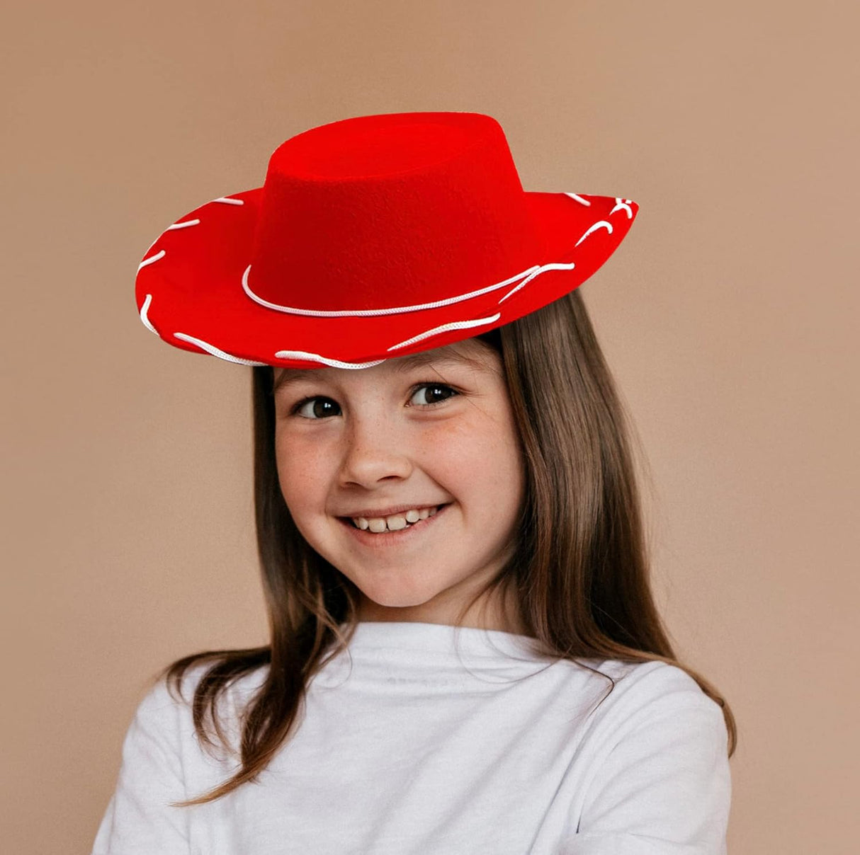 4E’s Novelty Red Toddler Cowgirl Hat - Boys & Girls Red Cowboy Hat for Halloween Costume for Toddler Cowboy Outfit, Ages 3-6