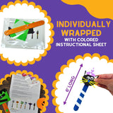 4E's Novelty Halloween Bookmark Craft for Kids 2024 - 12 Pack Kids Halloween Crafts Ages 4-8, 8-12, Perfect Halloween Activities for Kids Classroom