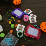 4E's Novelty 24 Pack Mini Magnetic Drawing Board for Kids - Erasable Doodle Board Keychain Party Favors