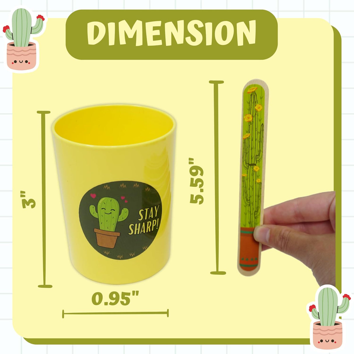 Flip Sticks - Teacher Created Resources - Classroom Must Haves, Pencil Popsicle Sticks for Teachers, Flip Name Sticks, Cactus Toy, Equity Sticks