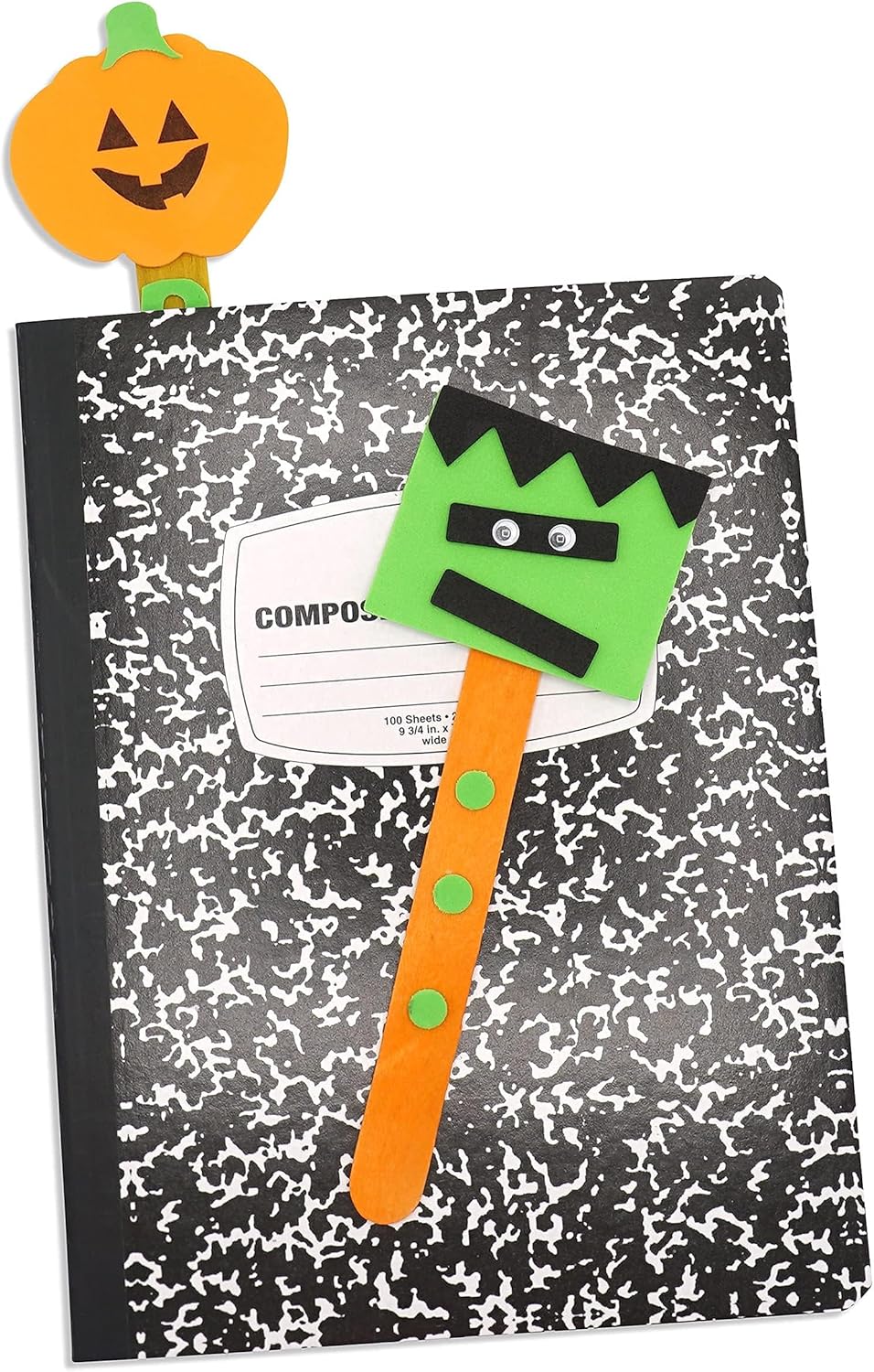 4E's Novelty Halloween Bookmark Craft for Kids 2024 - 12 Pack Kids Halloween Crafts Ages 4-8, 8-12, Perfect Halloween Activities for Kids Classroom