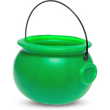 4E's Novelty 8" St. Patrick's Day Pot of Gold Decoration – Plastic Bucket with Handle for Party Decor