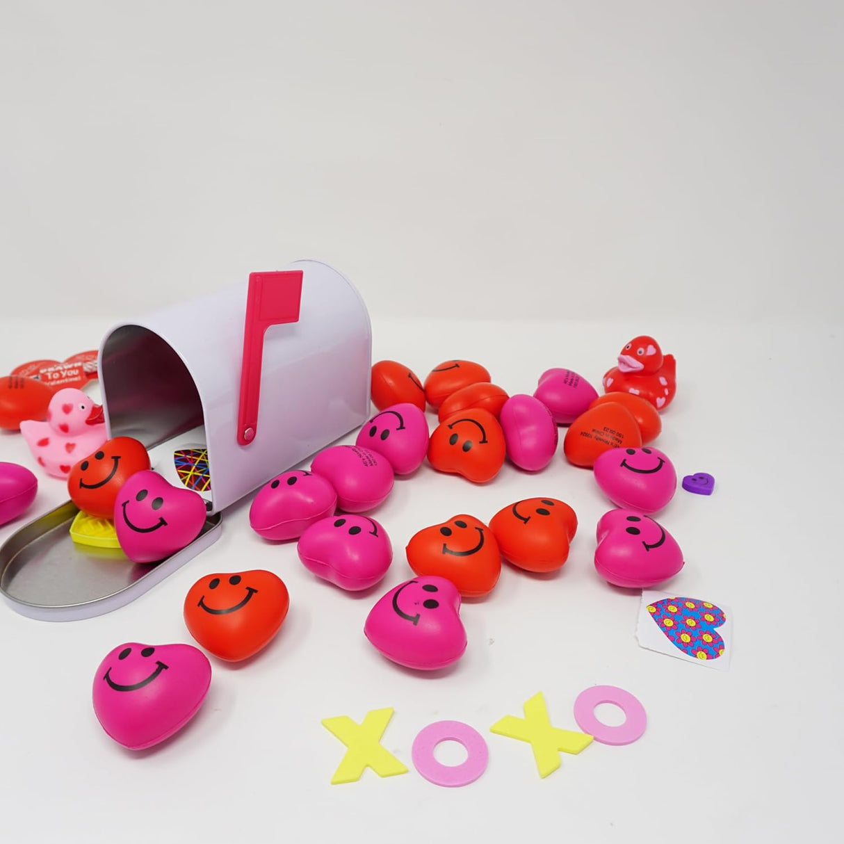 4E's Novelty Mini Valentine Mailbox – 5x3” Tin Mailbox for Cards, DIY Gifts & Classroom Favors