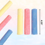 Jumbo Chalk for Kids, 3 pcs per pack , Non-Toxic Sidewalk Chalk Bulk Pack, Ideal for Toddlers 1-3