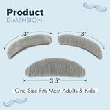 4E's Novelty Fake Mustache & Eyebrows – Old Man Costume Accessory for 100th Day of School