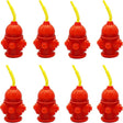 10 pack Fire hydrant themed cups, 12oz, with lids. Great for kids, firetruck decorations, themed events and Paw Patrol birthday parties.