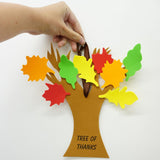 Thankful Tree Craft Kit 12-Pack, Foam, Self-Adhesive - 11” Tree of Thanks for Kids Ages 4-8