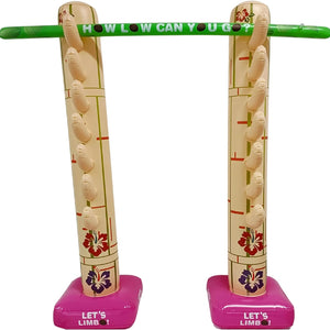 Lua Limbo Game Set - Inflatable Limbo Sticks for Kids & Adults, Pool Party and Picnic Family Fun Twister Game for All