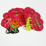 4E's Novelty 48-Pack Friendship Bracelets with Valentine Cards – Classroom Party Favors for Kids