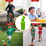 4 Pack 18oz Neon Water Bottles for Kids - BPA Free, Reusable