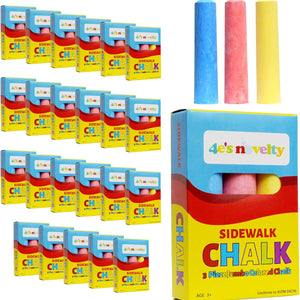 Jumbo Chalk for Kids - 24 pcs per pack - Non-Toxic...