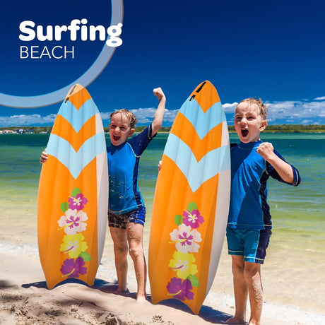 Inflatable Surfboard for Kids Tanning pools for adults Ideal pool game floaties for any party or event