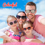 Kids Sunglasses - Cool and Fun Party Favors for Kids, Neon Sunglasses for Boys and Girls Ages 4-12