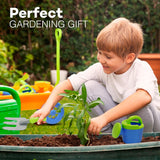 4EsNovelty 15-Piece Kids Gardening Essentials, Wagon & Outdoor Toys for Toddlers 1-3 Age