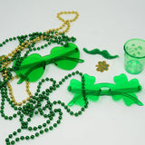 4E's Novelty 48-Pack St. Patrick's Day Mustache Set – Fun Green & Orange Self-Adhesive Accessories