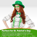 4E's Novelty St. Patrick's Day Glow Accessories Set – Fun Leprechaun Costume for Men & Women