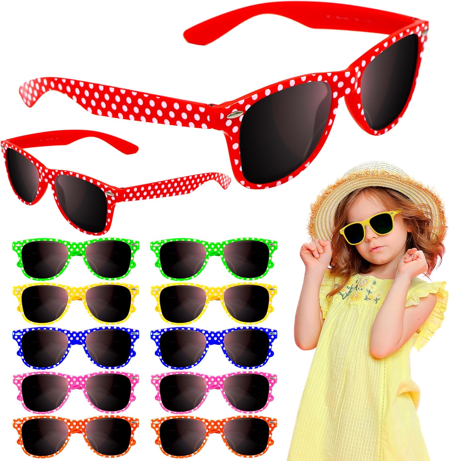 Kids neon sunglasses online