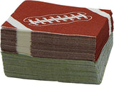 4E's Novelty 80-Pack Football Napkins – Disposable Party Supplies for Game Day & Birthdays