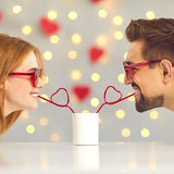 4E's Novelty 2-Pack Heart Sunglasses for Women – Cute Accessories for Valentine’s or Mardi Gras