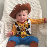 4E’s Novelty Brown Toddler Cowboy Hat - Boys & Girls Brown Cowboy Hat for Themed Party Costume, Ideal Cowboy Hat & Toddler Cowboy Outfit, Ages 3-5