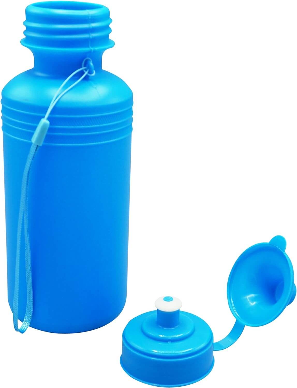 Reusable plastic bottles with a convenient squeeze design