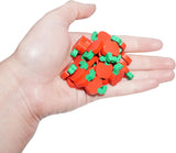 4E's Novelty 144 Mini Apple Erasers: Perfect for Classroom Math Manipulatives, Welcome Back to School Gifts, Teacher Supplies, and Student Rewards