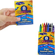 Brightly colored crayons for kids, ideal for coloring, drawing, and creative expression. Great for classrooms, parties, and home use.