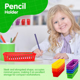 Pencil Baskets for Classroom Essential: 12 pcs per pack, Colored Pencils, Drawer Organizer, Plastic Storage Bins, Teacher Desk and Classroom Must-Haves